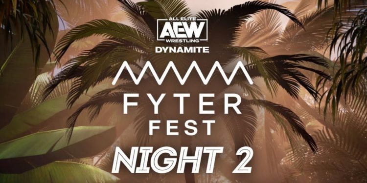 New Match Set For Aew Dynamite Fyter Fest Night Updated Card