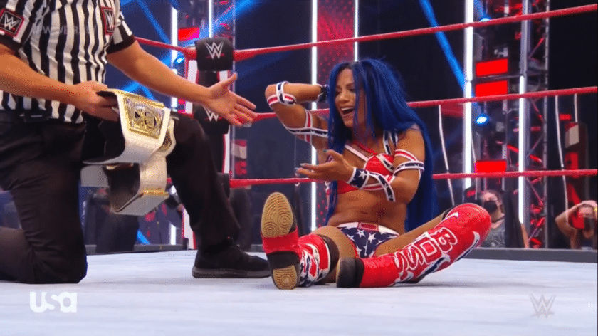 Sasha Banks on Her RAW Women's Title Win and Io Shirai's Title, Triple H's Birthday Being Canceled
