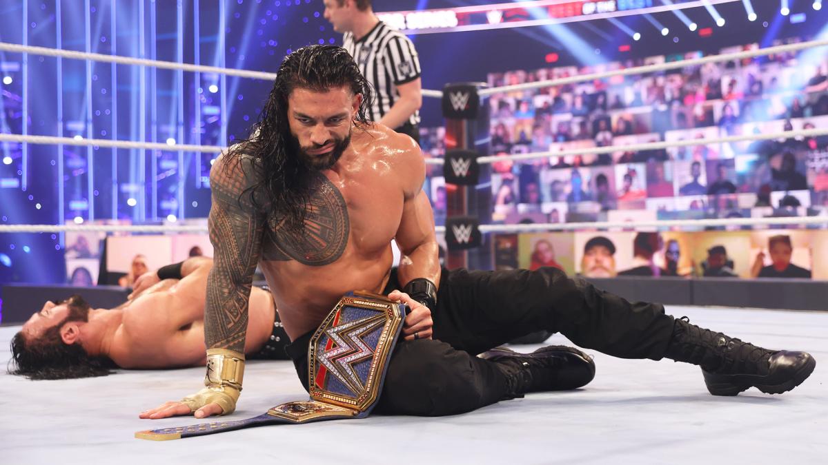 Roman Reigns Reacts to WWE Survivor Series Main Event Win.