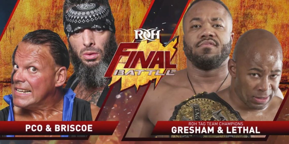More Matchups Announced For ROH Final Battle PPV