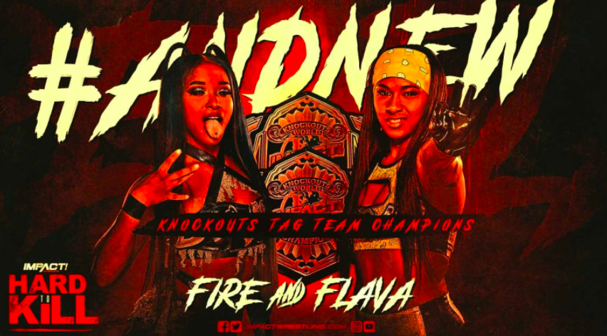 EXCLUSIVE: Tasha Steelz Talks Fire and Flava&#39;s Big Win At Hard To Kill, Having Wrestling Legend Jazz Backstage, Wanting To Be The Best Women&#39;s Tag Team In The World