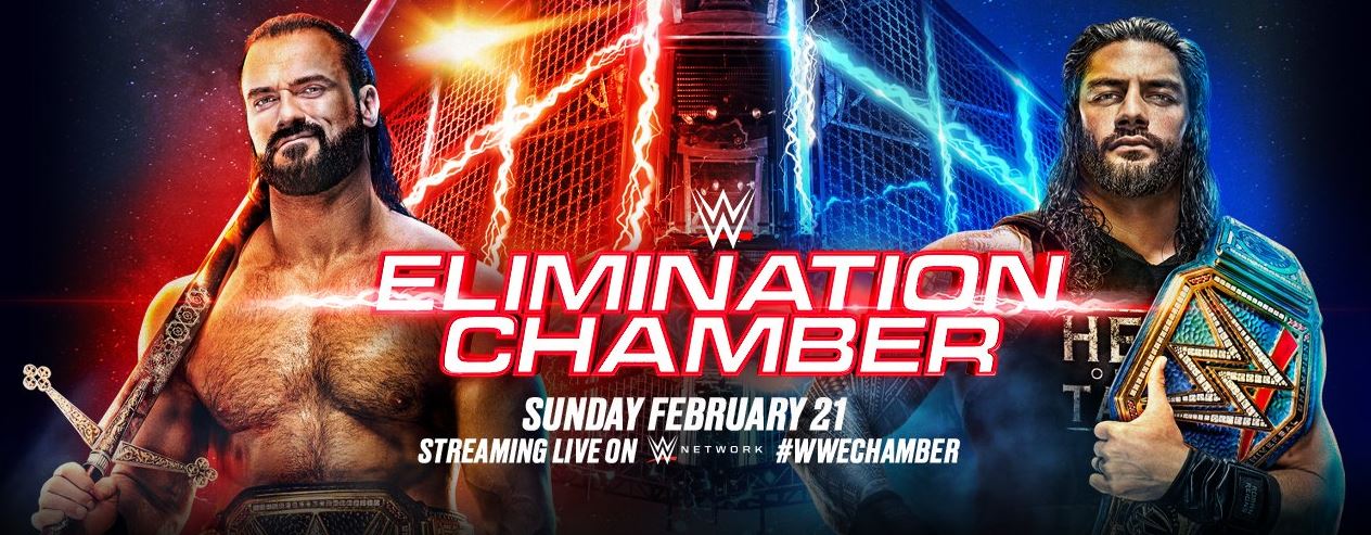 Image result for wwe network elimination chamber 2021 poster