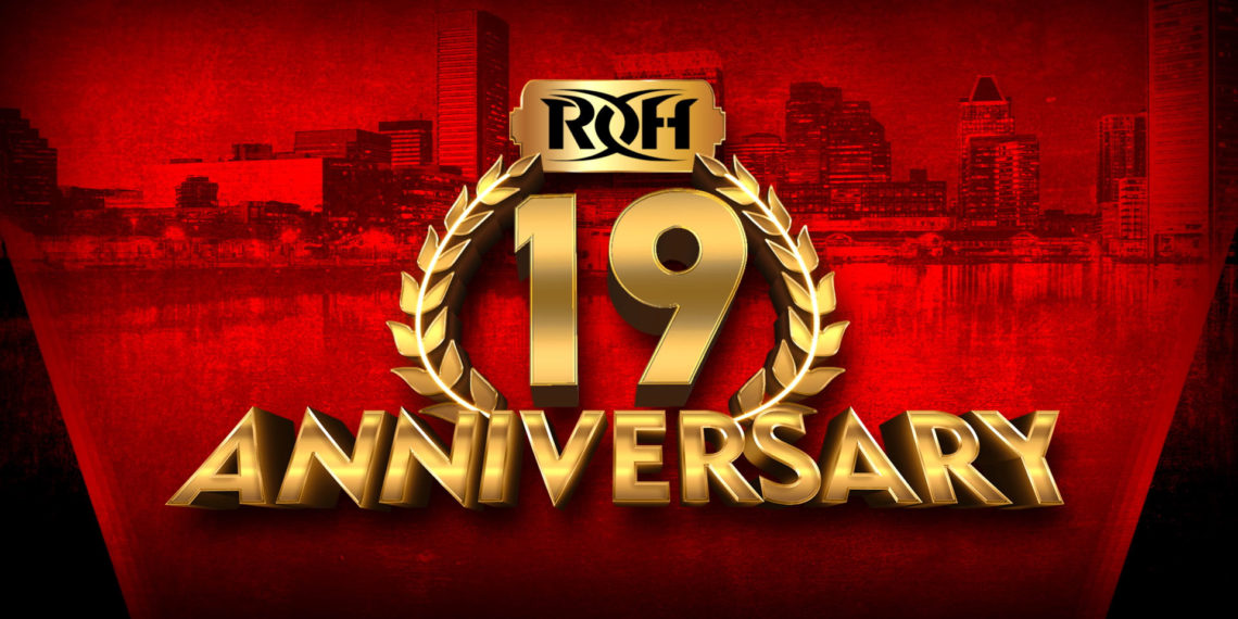 ROH 19th Anniversary Show Hour One to Feature Title Match and More