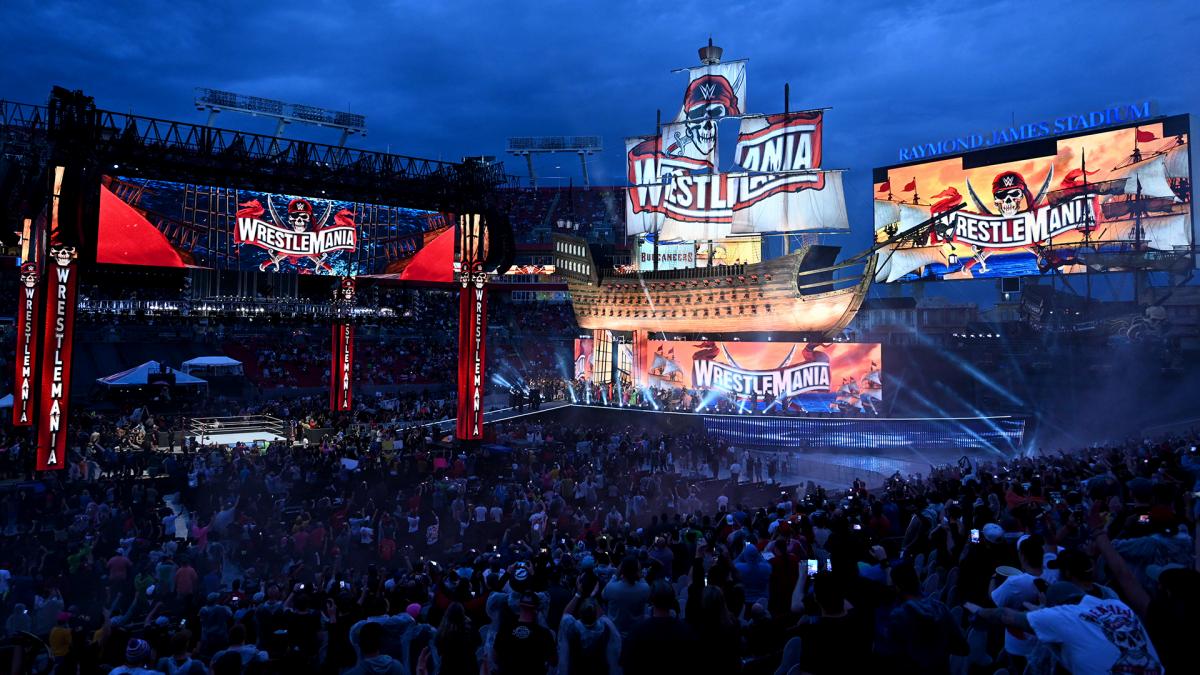 WWE Attendance Announcement for WrestleMania 37 Night One