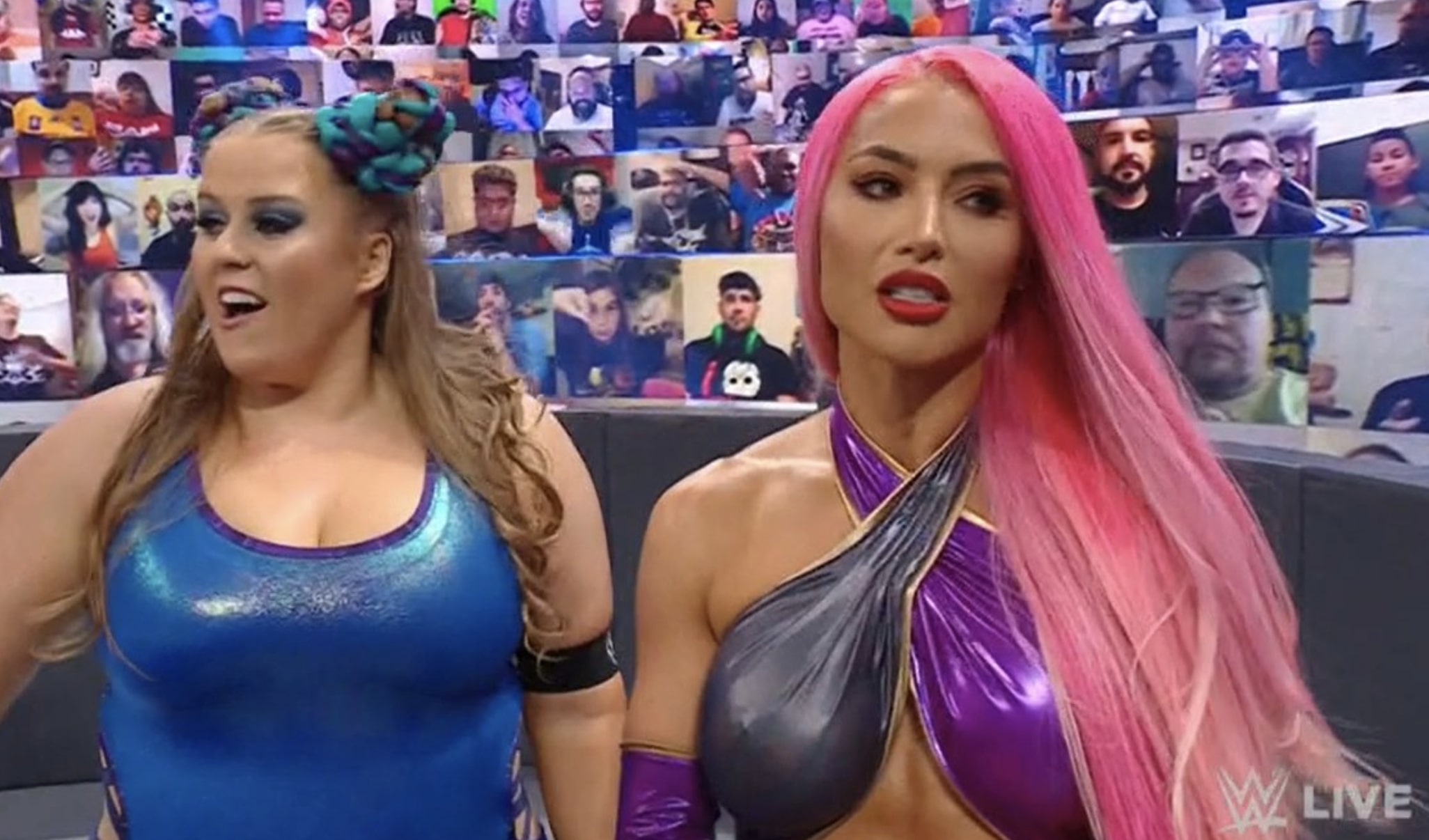 Eva Marie Returns to WWE RAW with Piper Niven.