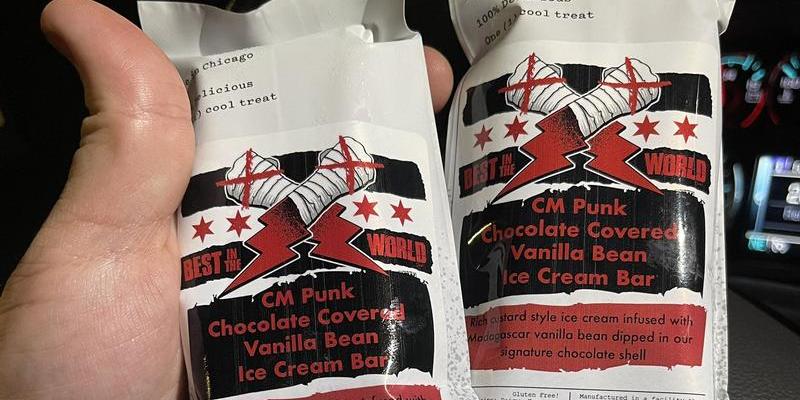 Photos And Videos Of The Free Cm Punk Ice Cream Bars Handed Out At Aew Rampage