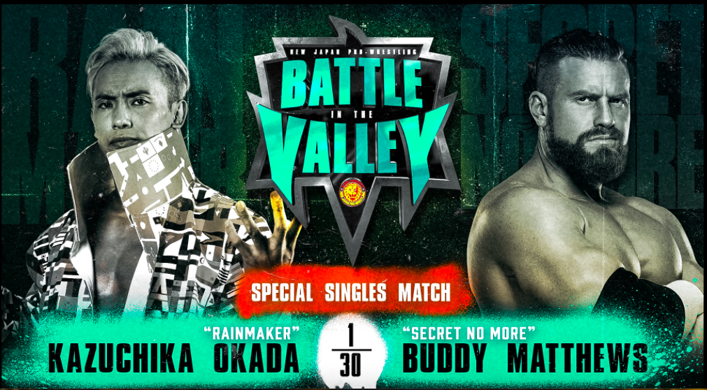 NJPW Confirms New Match For Battle In The Valley