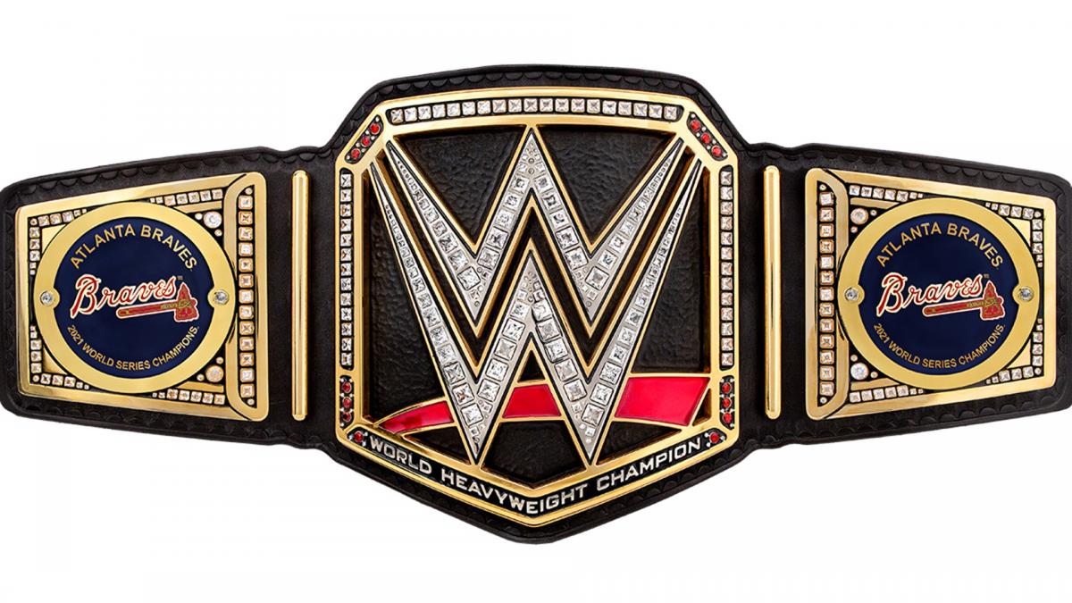 WWE Sends Custom Title Belt to MLB's Atlanta Braves for World Series ...