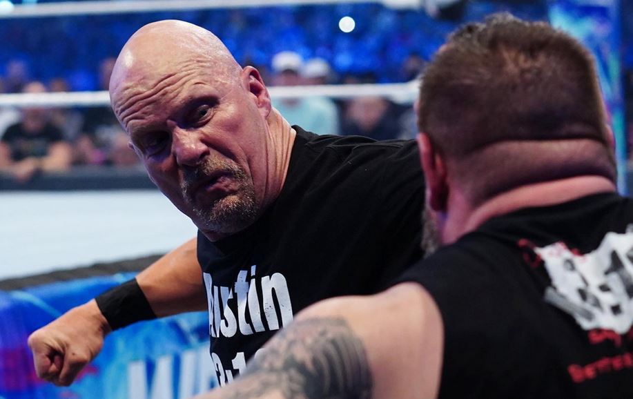 Steve Austin On Drinking Beers During His WrestleMania 38 Match: "I Was Doing That To Take A Breather"