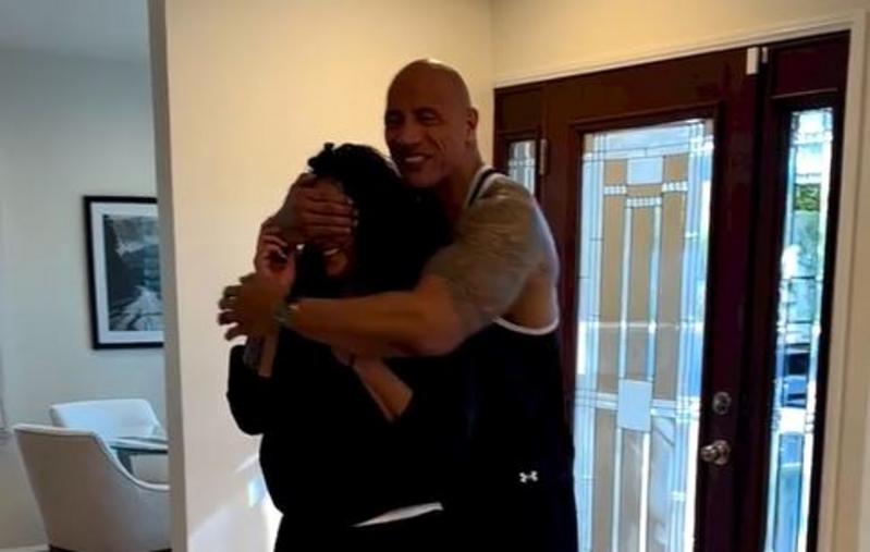 The Rock Surprises Tamina Snuka with New Home After Surprising His Mother  with Dream Home