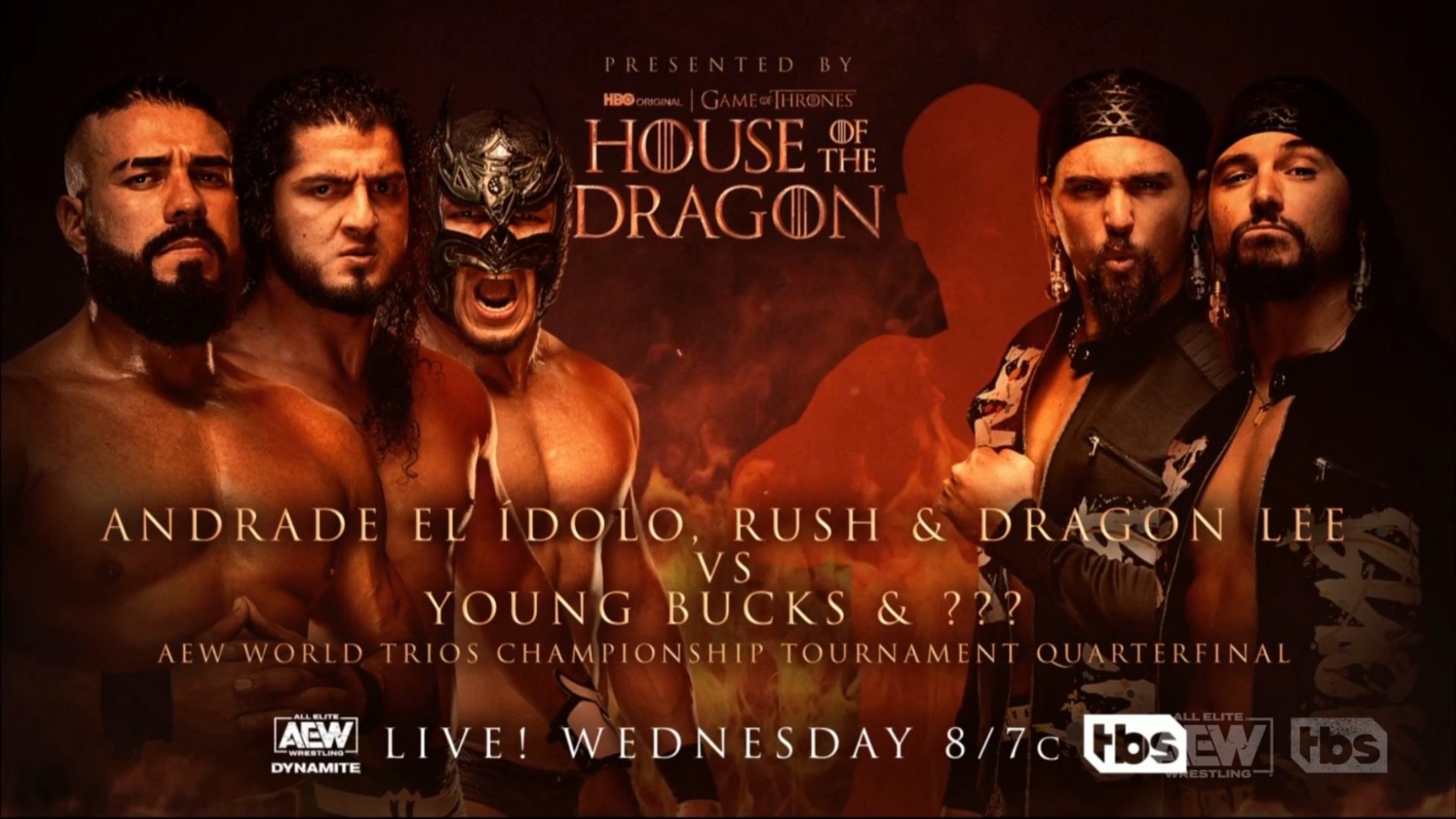 First Matches Announced For House of The Dragon Edition Of AEW Dynamite, Trios  Tournament Begins