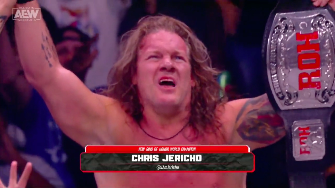 Chris Jericho wins ROH world title and becomes eight-time world champion