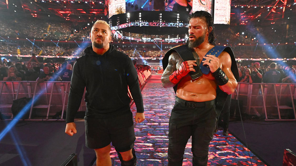 Roman rules comments about Tyson Fury knocking out theory during WWE Clash at the Castle