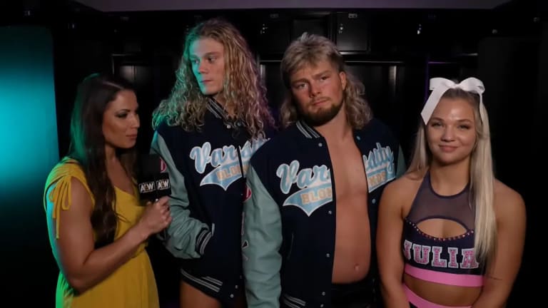 Brian Pillman Jr.  from AEW was not happy that Julia Hart was removed from Varsity Blondes