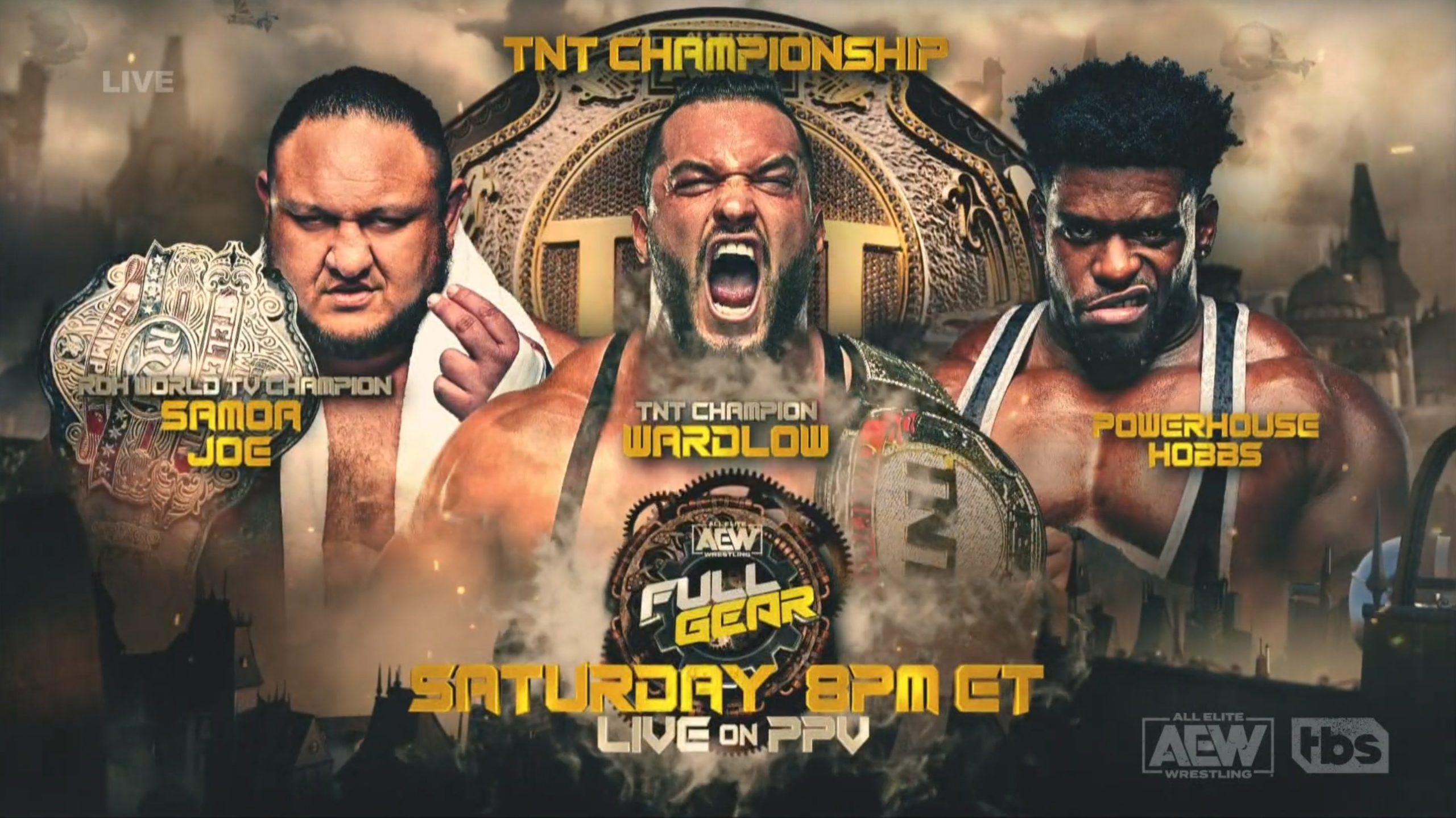 TNT Title Match Added To AEW Full Gear PPV