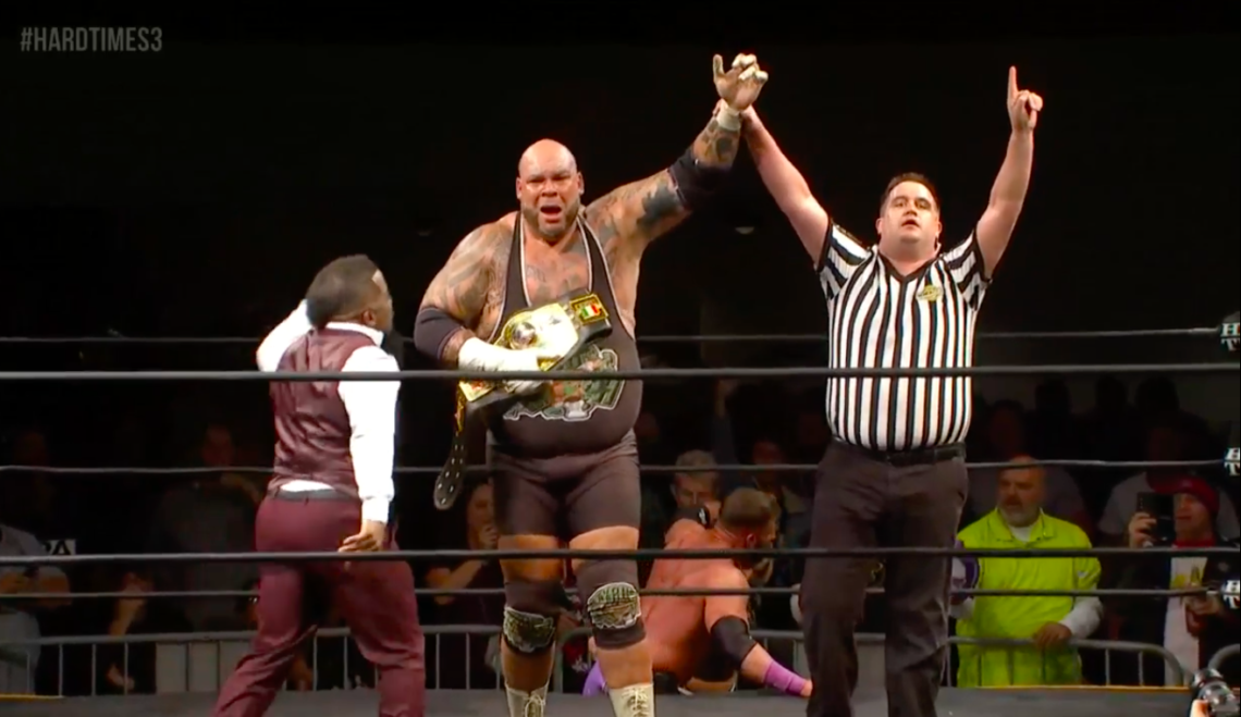 Tyrus Wins The NWA World Heavyweight Title At Tonight's Hard Times 3