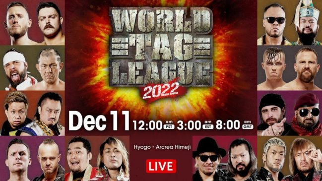 NJPW World Tag League Results 12/11/22