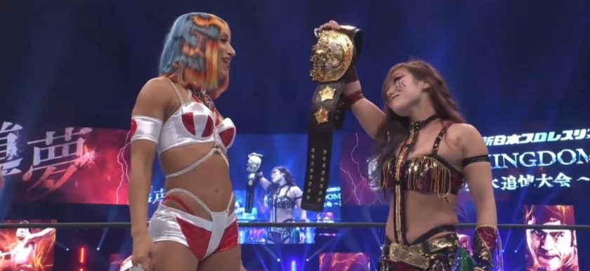 Ex-WWE star Sasha Banks appears at New Japan's Wrestle Kingdom