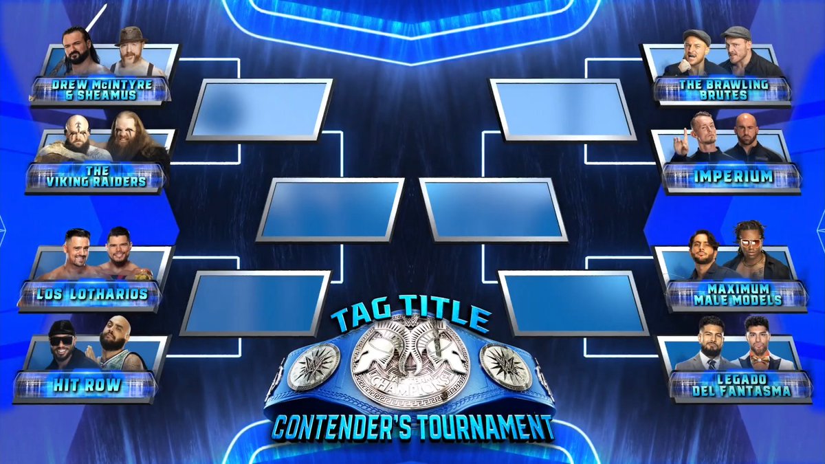 Teams Advance In the WWE SmackDown Tag Team Tournament, Matches for