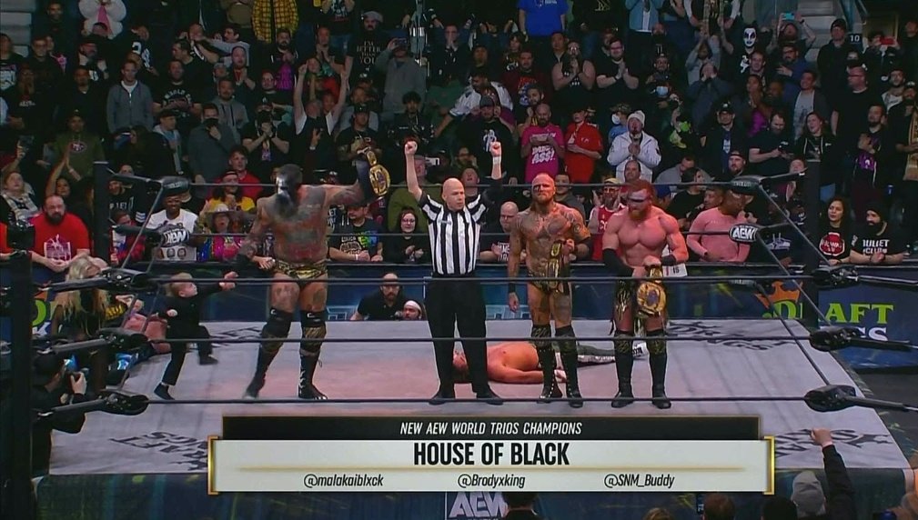 House Of Black Defeats The Elite To Become New AEW Trios Champions At  Revolution