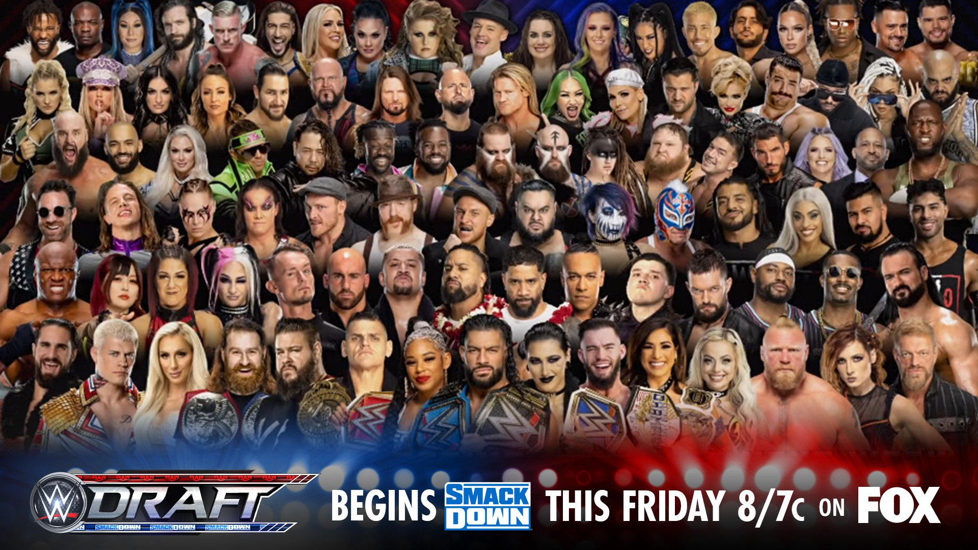 WWE SmackDown Preview for Tonight Night 1 of the WWE Draft, Big Title