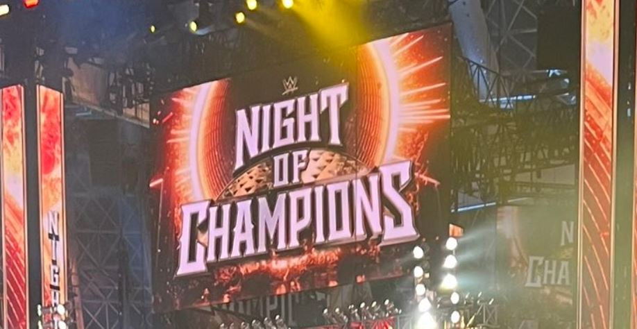 First Look at the WWE Night of Champions Set Inside the Jeddah SuperDome