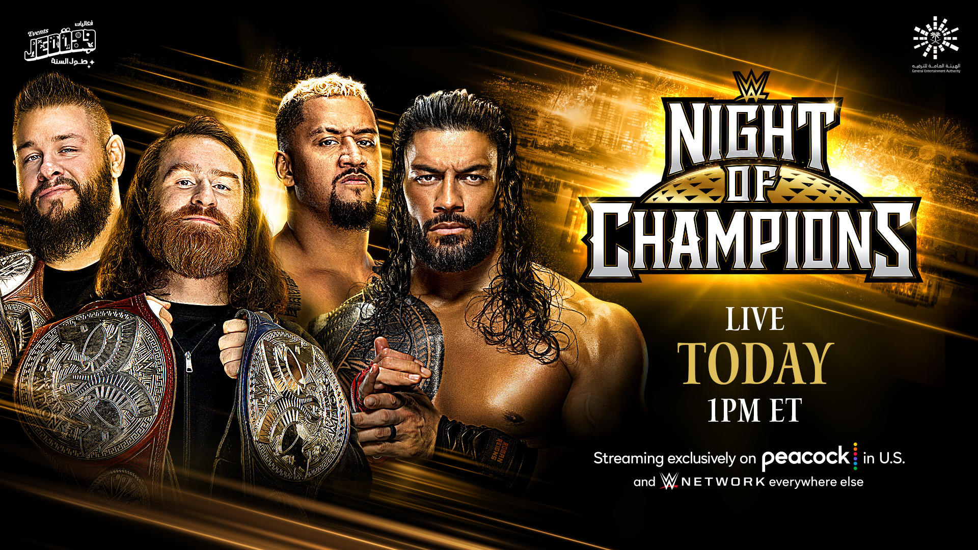 WWE Night of Champions Match Order Revealed, Seth Rollins' Movie
