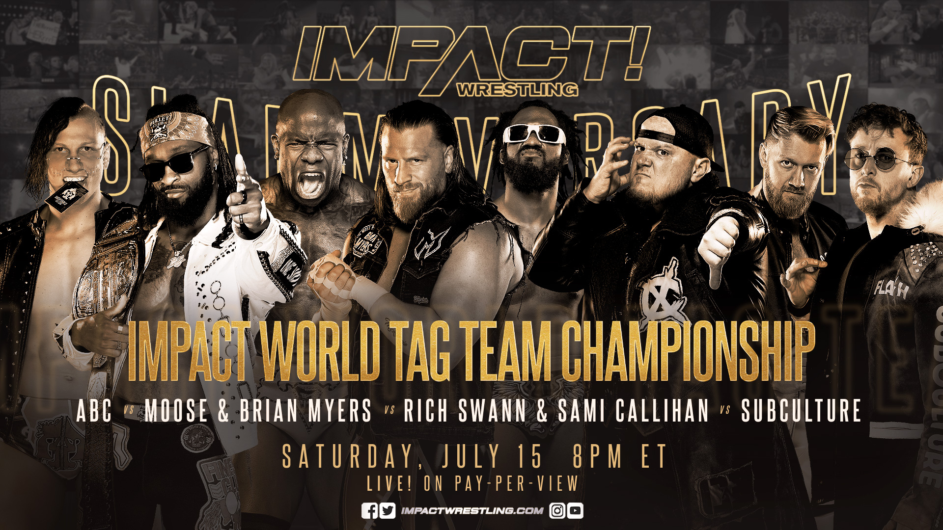 New Title Match Announced For Impact Slammiversary Ppv