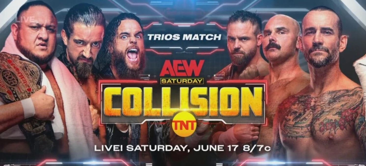 AEW Collision Preview for Tonight CM Punk In the Main Event, Title