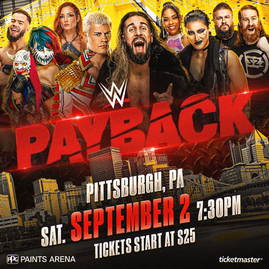 PHOTO: First Look At The WWE Payback 2023 Poster - eWrestlingNews.com