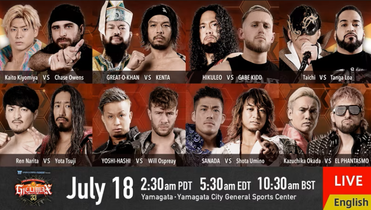 NJPW G1 Climax 33 Day 3 Results 7/18/23