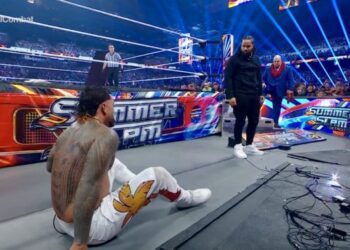 Jimmy Uso shocked his brother, Jey, when he cost him the Undisputed WWE Universal Championship last weekend at SummerSlam.