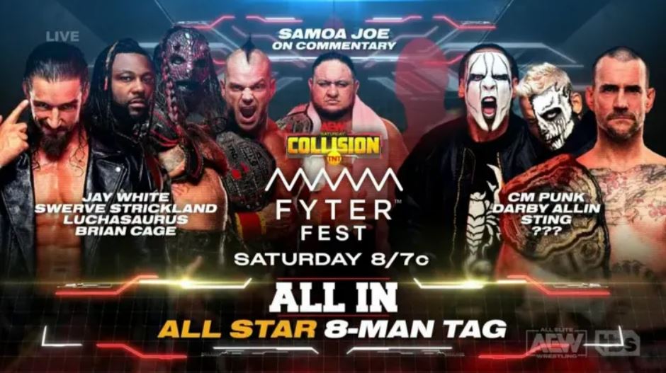 Live AEW Collision Fyter Fest Spoilers for 8/26/2023