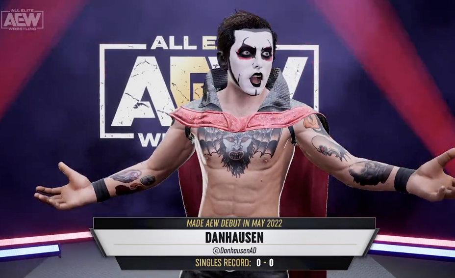 Watch Danhausen Curse Opponents and Himself With New AEW Fight Forever  Special Ability
