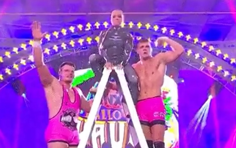 Creed Brothers Win In Tables, Ladders & Scares Match, New Years Day ...