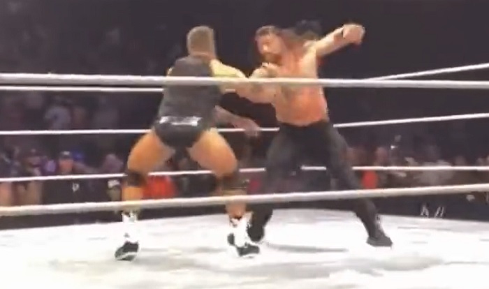 LA Knight Lays Out Roman Reigns At WWE Supershow In Kansas City (Video)