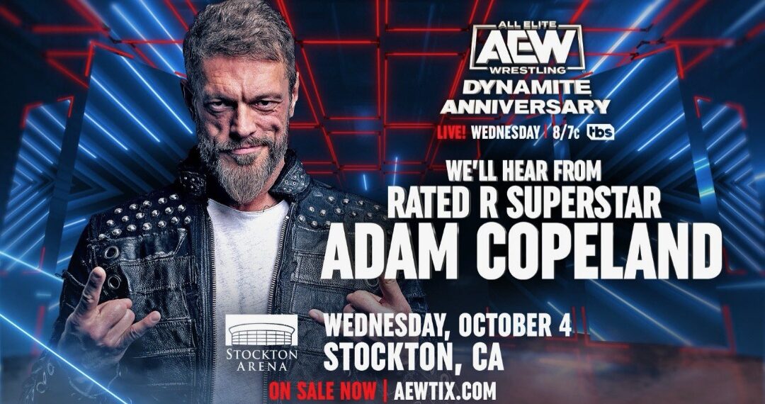 Adam Copeland Announced For October 4th AEW Dynamite, Confirmation On