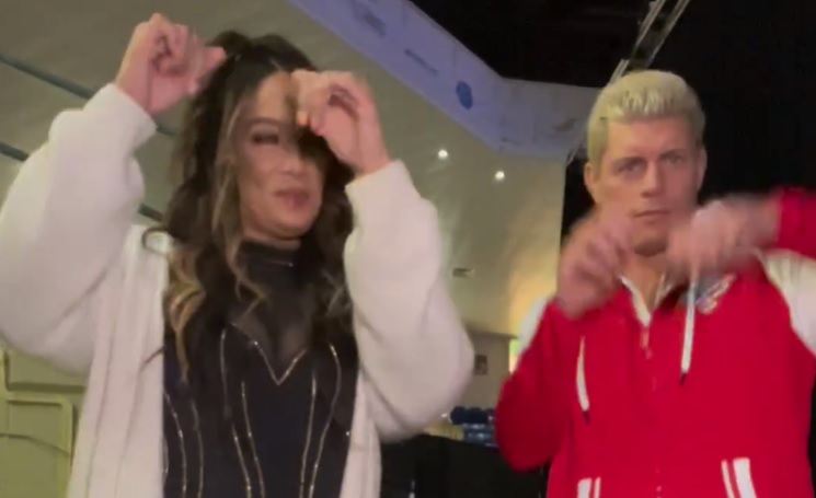 Cody Rhodes Attempts To Do Viral TikTok Dance With Nia Jax