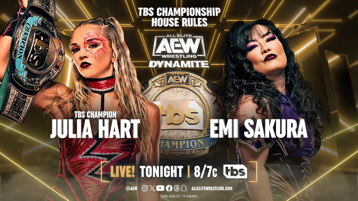 AEW Adds TBS Championship Match To This Evening’s Dynamite