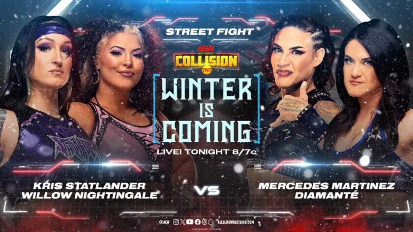 New Match Announced For Tonight's AEW Collision: Winter Is Coming