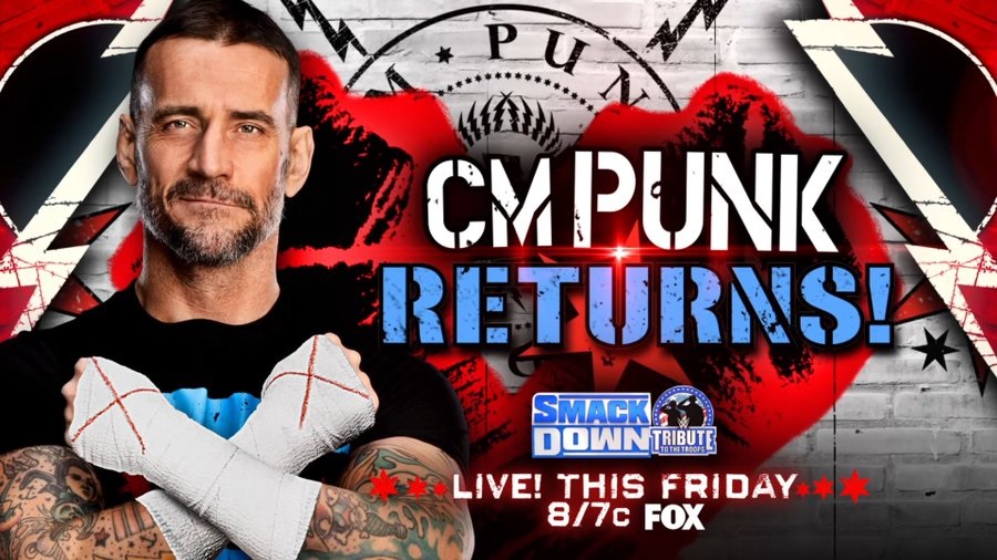 WWE Teases CM Punk's Brand Decision This Friday Night