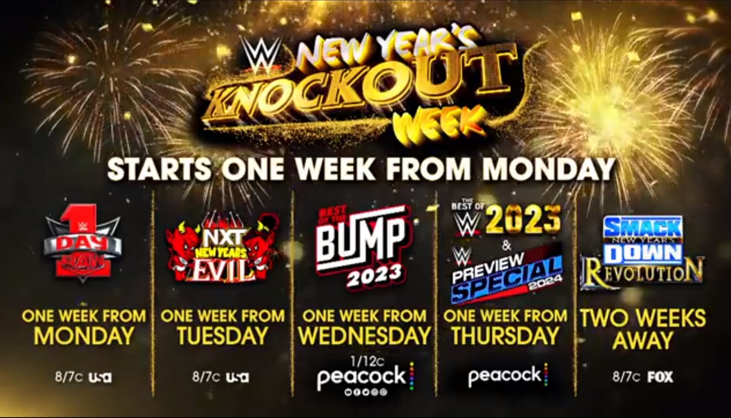 New Year’s Knockout Week Of Special Programming, New Year’s Revolution