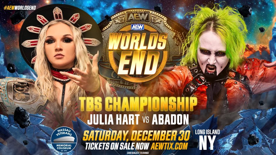 AEW TBS Championship Match Announced For Worlds End PPV