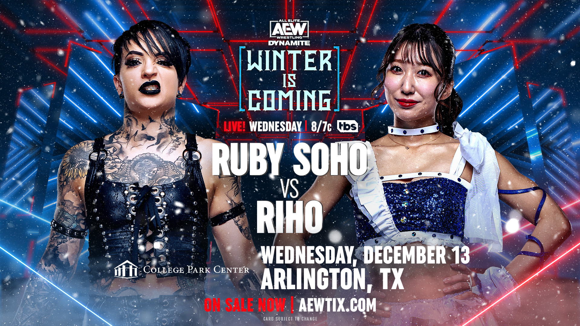 Ruby Soho vs. Riho and More Announced For Winter Is Coming Edition Of