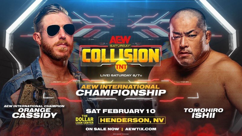 International Title Match Announced For Next Week’s AEW Collision, Updated Lineup