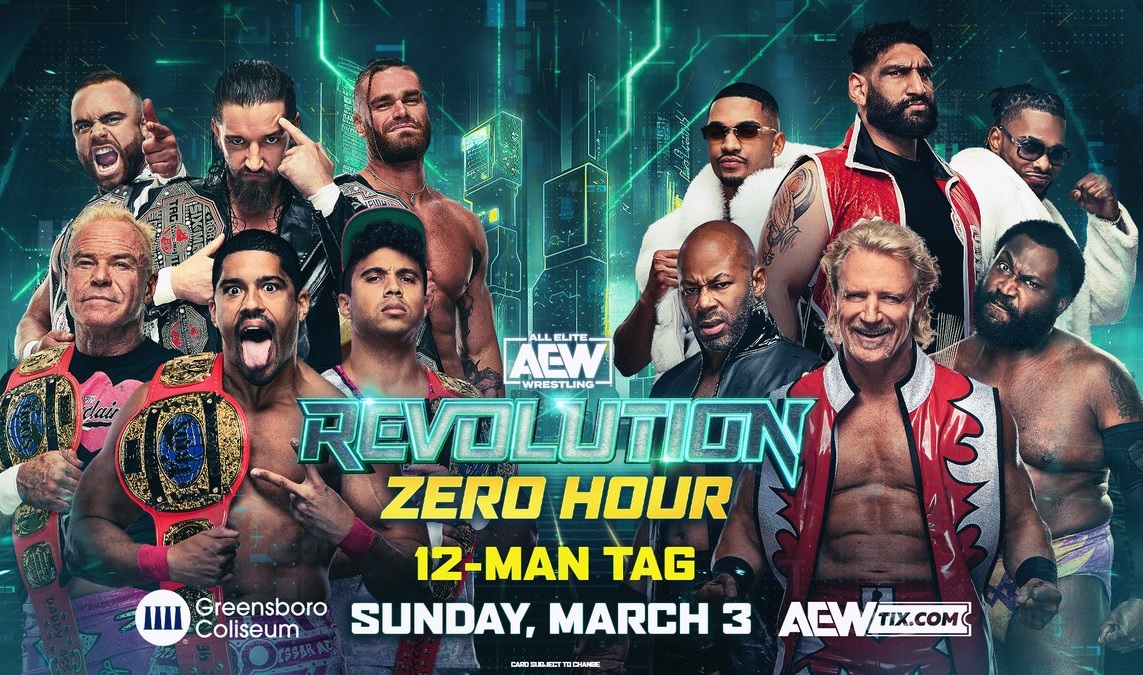 Big MultiPerson Match Added To AEW Revolution Zero Hour PreShow, Updated Lineup