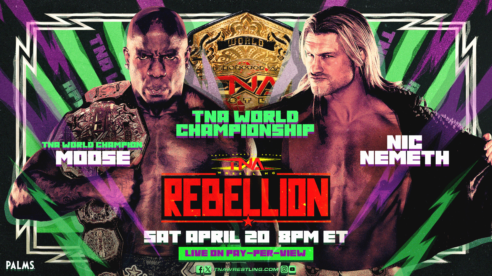 World Title Match Confirmed For TNA Rebellion