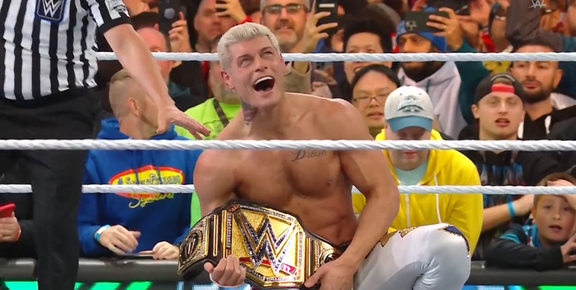 Cody Rhodes kończy historię i zdobywa niekwestionowany tytuł WWE World Championship, a pojawiają się Undertaker i John Cena