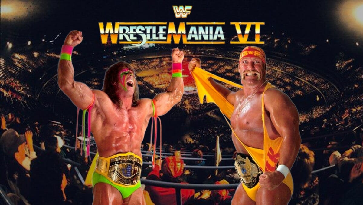 Ultimate Warrior vs. Hulk Hogan at Wrestlemania VI