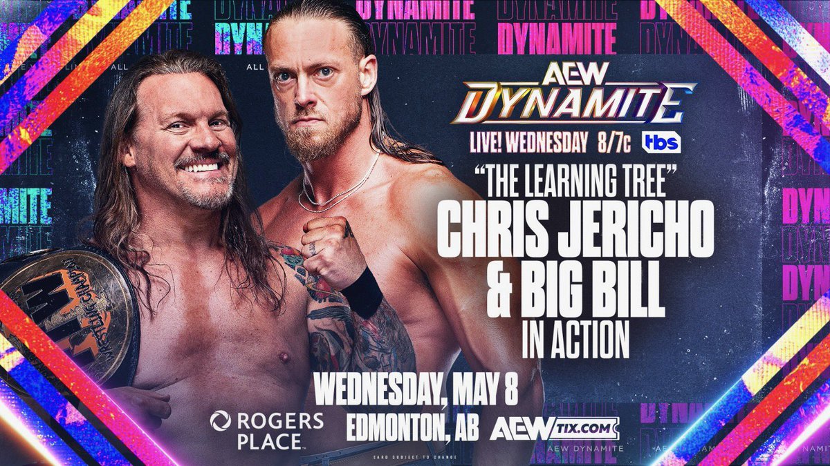 Chris Jericho and Big Bill In Action On May 8th AEW Dynamite